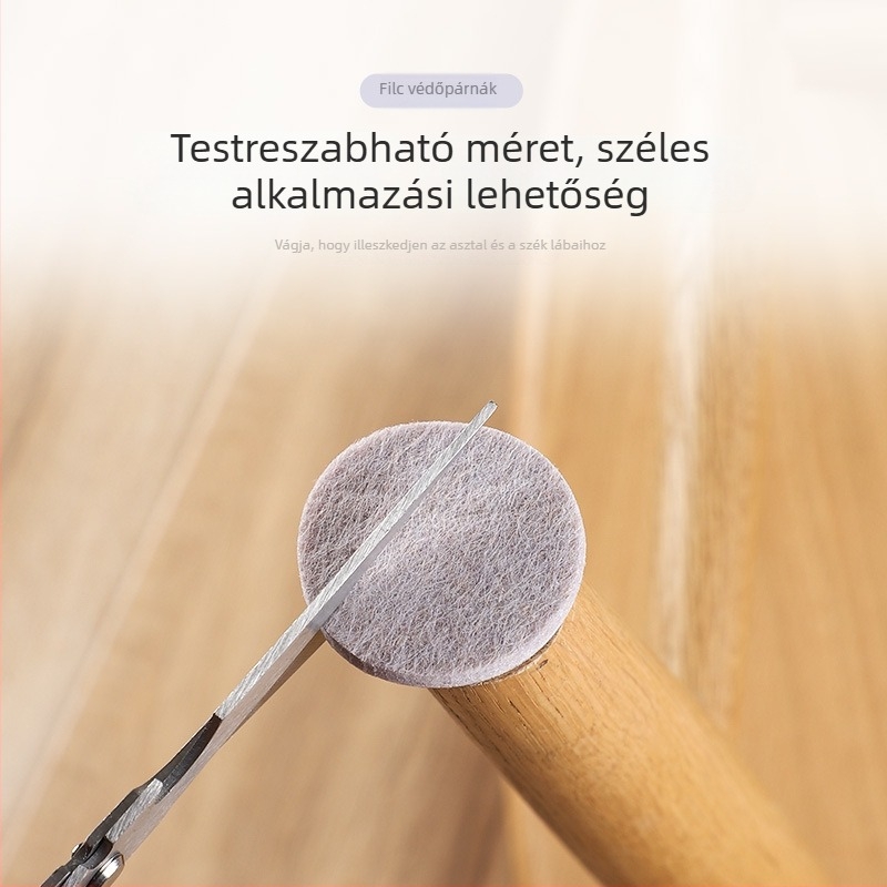 Szék- és asztallábvédők – filcből készült, egyszerű és modern stílus, csúszásmentes, kopásálló, bútorvédő matrac, konyha- és hálószobai tárolási célra, Xinyou