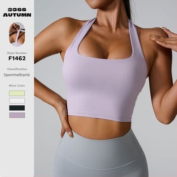 Halteres sportmelltartó, teljes kosár és közepes formájú kosár, rögzített vállpántok, csipkeszegély, fő anyag: nylon 75%, futásra, kerékpározásra és edzésre