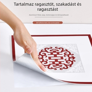 Mennyezeti öntapadós falikép, XPE habanyag, szennyeződés elleni, csíkos mintázat, vízálló, készlet 5+ darab