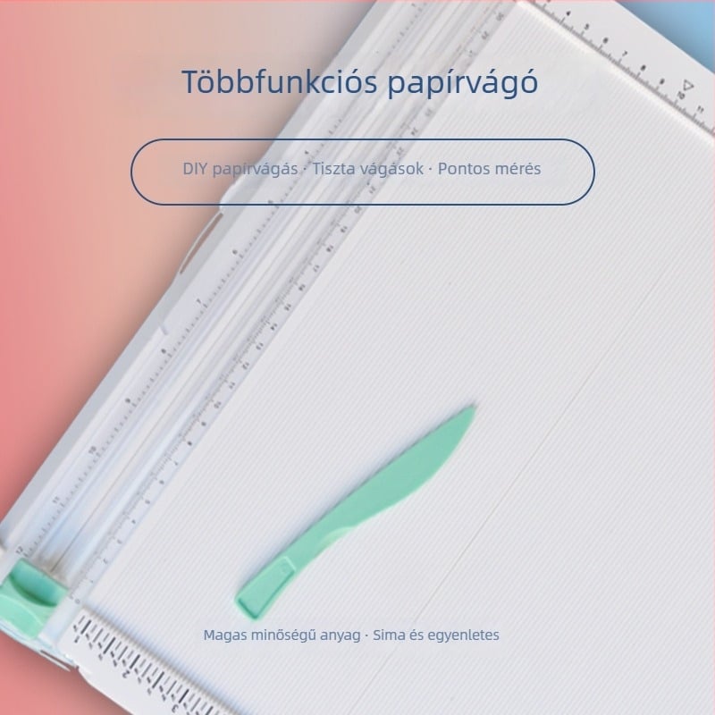 A4 papírvágó, csúszó típus, modell 861, ABS anyag, vágóeszköz