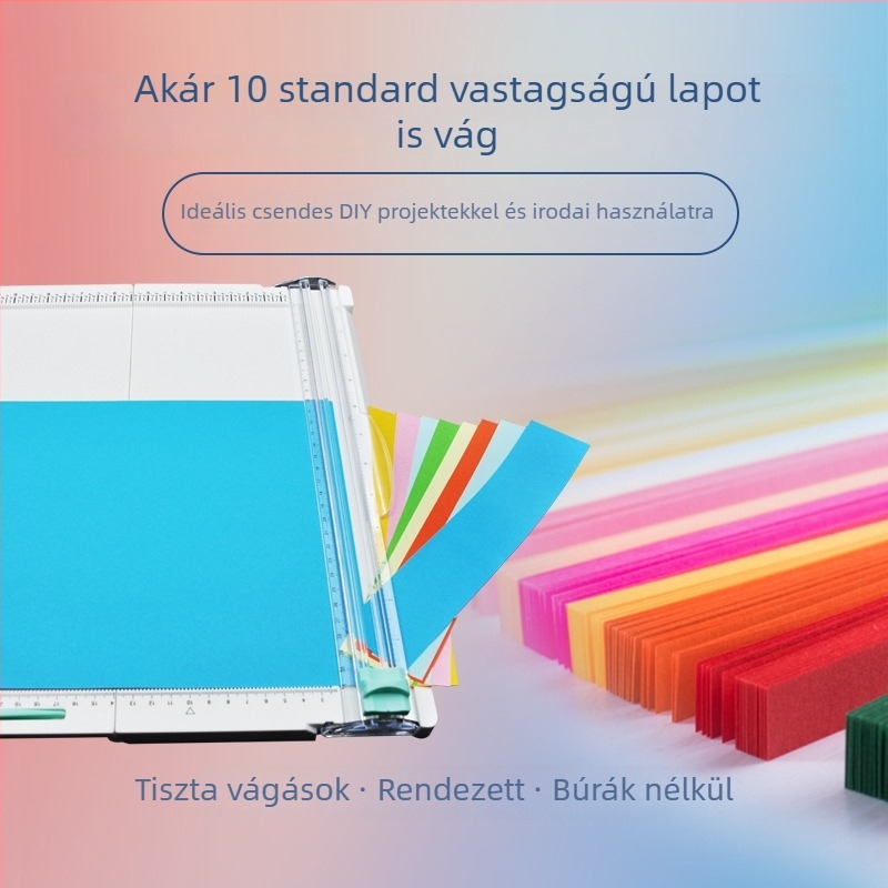 A4 papírvágó, csúszó típus, modell 861, ABS anyag, vágóeszköz