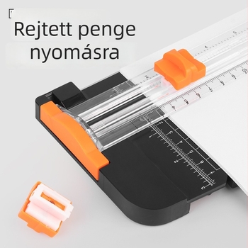 ZEQUAN papírvágó, műanyag, csúszó vágó típus, modell A3+