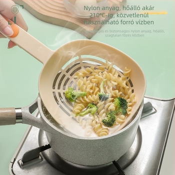 Konyhai kanál Nylon+PP anyaggal, csúszásmentes és hőálló, nyél PP