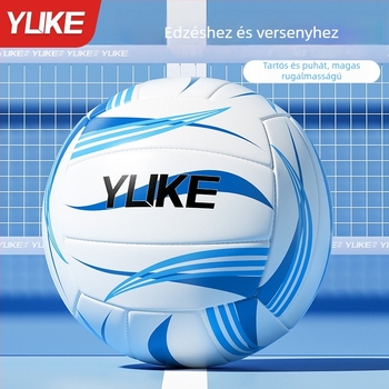 Yuke beltéri röplabdás labda, PVC, gépi varrással, alkalmas edzésekhez és mérkőzésekhez