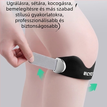 Silikon térdvédő sportokra — professzionális szintű patellavédő, alkalmas kosárlabdára, futásra és kerékpározásra