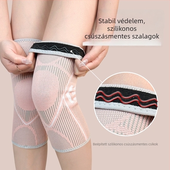 Térdvédők sporthoz - Nailon, Nagy rugalmasság, Csúszásmentes, Légáteresztő, Izzadságot felszívó