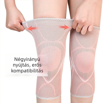 Térdvédők sporthoz - Nailon, Nagy rugalmasság, Csúszásmentes, Légáteresztő, Izzadságot felszívó