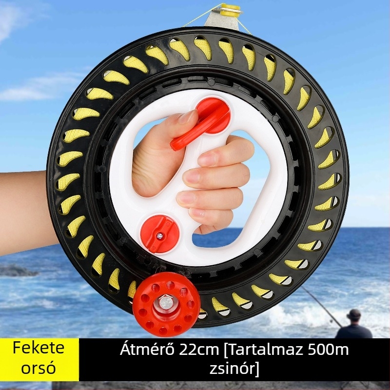 Tengeri horgászorsó - műanyag test, műanyag váz, mechanikus kivitel, Xiaoyao Jin márka, Specifikáció 500