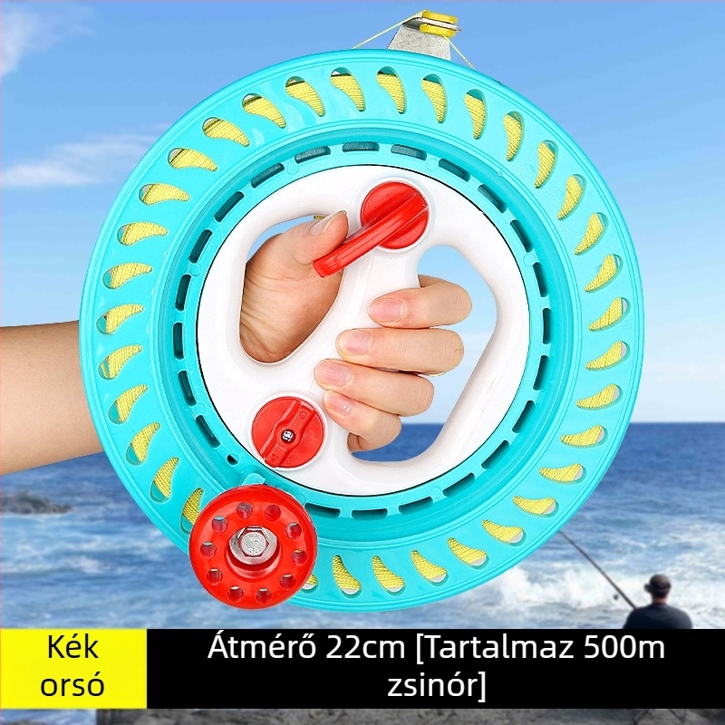 Tengeri horgászorsó - műanyag test, műanyag váz, mechanikus kivitel, Xiaoyao Jin márka, Specifikáció 500