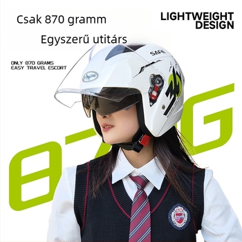 3C-tanúsítvánnyal rendelkező ABS 3/4 sisak téli használathoz elektromos motorokhoz