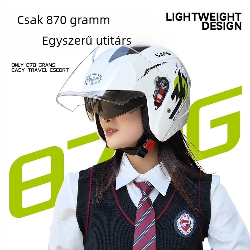 3C-tanúsítvánnyal rendelkező ABS 3/4 sisak téli használathoz elektromos motorokhoz