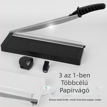 3-in-1 papírvágó – ZEQUAN gilotin papírvágó, modell 862-3, termékkód 862-3, műanyagból