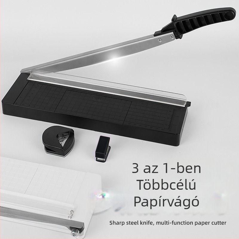 3-in-1 papírvágó – ZEQUAN gilotin papírvágó, modell 862-3, termékkód 862-3, műanyagból