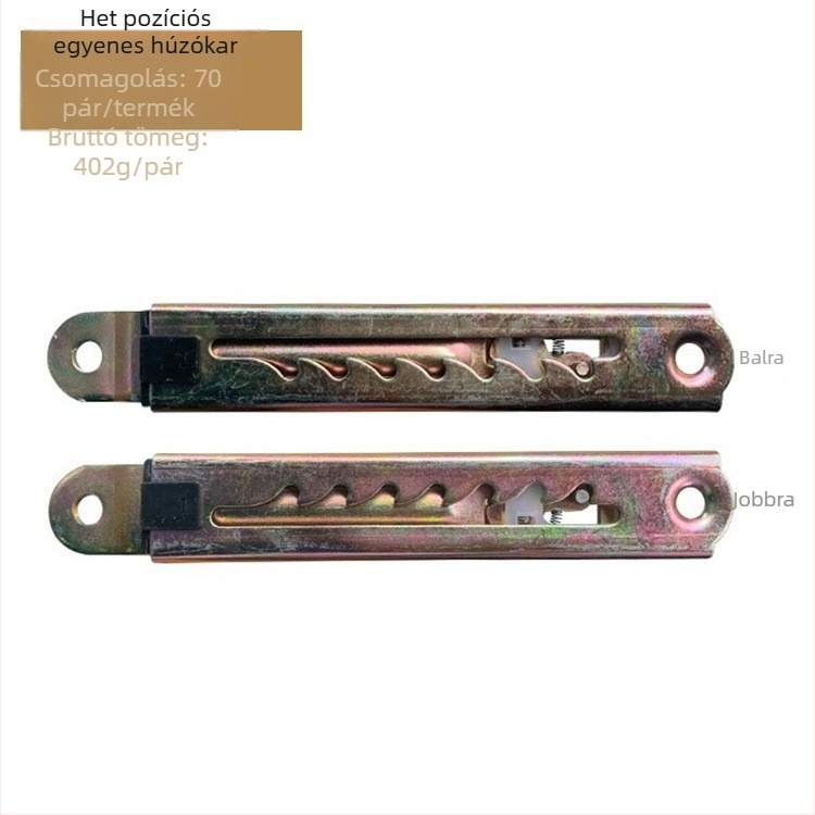 Teleszkópos magasságállító húzórúd orvosi ágyakhoz és rajztáblákhoz, vasból, sajtolással és elektroplattolással