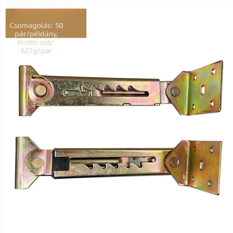 Teleszkópos magasságállító húzórúd orvosi ágyakhoz és rajztáblákhoz, vasból, sajtolással és elektroplattolással