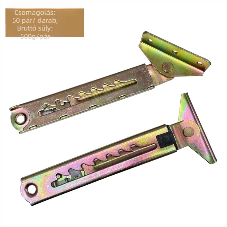 Teleszkópos magasságállító húzórúd orvosi ágyakhoz és rajztáblákhoz, vasból, sajtolással és elektroplattolással