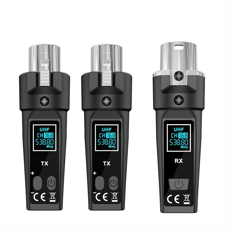 Hangszeres Mikrofonnal Konverter SX2, dinamikus fej, beépített akkumulátor, 20Hz-20kHz, SNR ≥70dB, 3.7V élő közvetítéshez