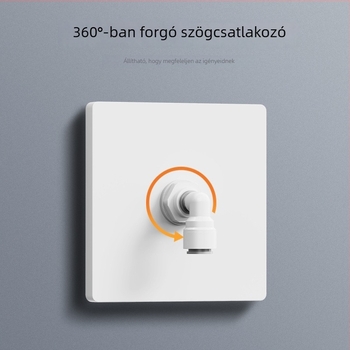 Fali PE vízcső panel a víztisztítóhoz, 86-os típus, 2-utas csatlakozás, beépített alsó doboz fedél; Márka: International Electrician