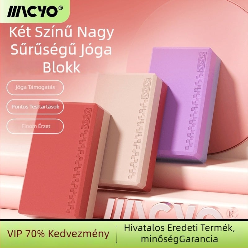 Magas sűrűségű EVA jóga blokk kezdőknek és táncnak – csúszásmentes, kopásálló