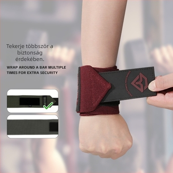 Edzéshez való ujjtámasz és csuklóvédő – csúszásmentes védő, Valeo, poliészter pamut, felnőttek