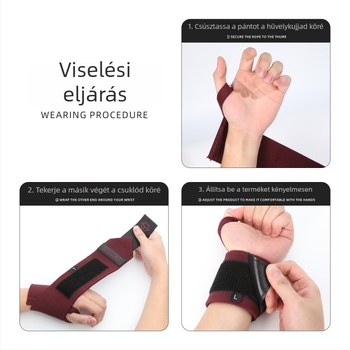 Edzéshez való ujjtámasz és csuklóvédő – csúszásmentes védő, Valeo, poliészter pamut, felnőttek