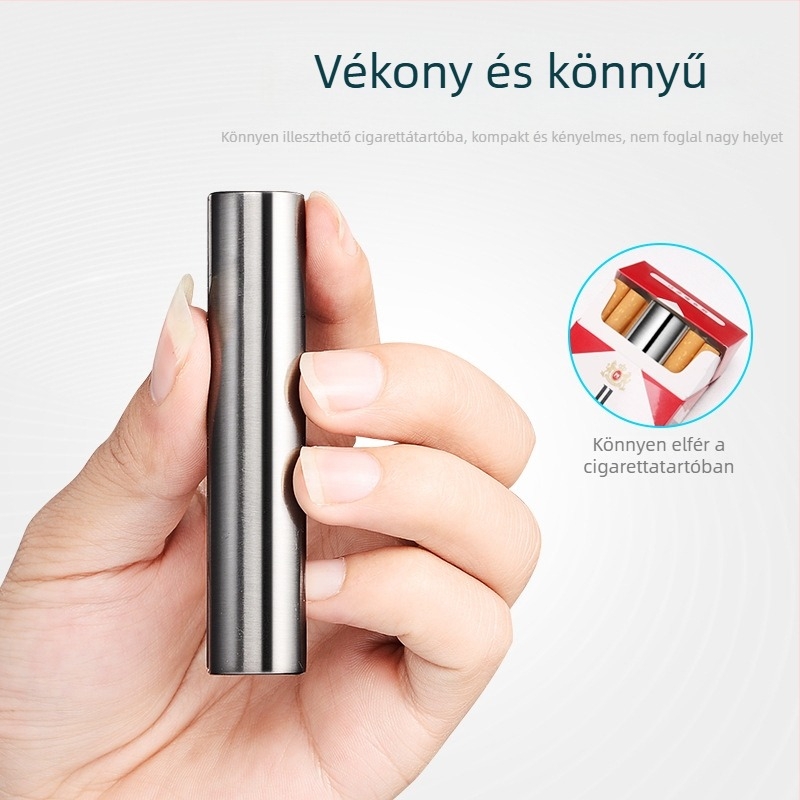 ZOBO USB-töltéses szélvédett fémből készült öngyújtó – uniszex ajándék, modern minimalista dizájn