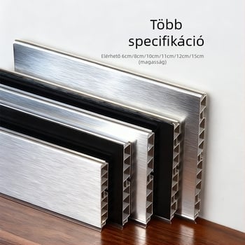Alumínium‑ötvözetből készült konyhai szekrény Kick Plate, sík, modern minimalist stílus, modell Kick Plate, termékszám 161, Márka bls/Baodisi