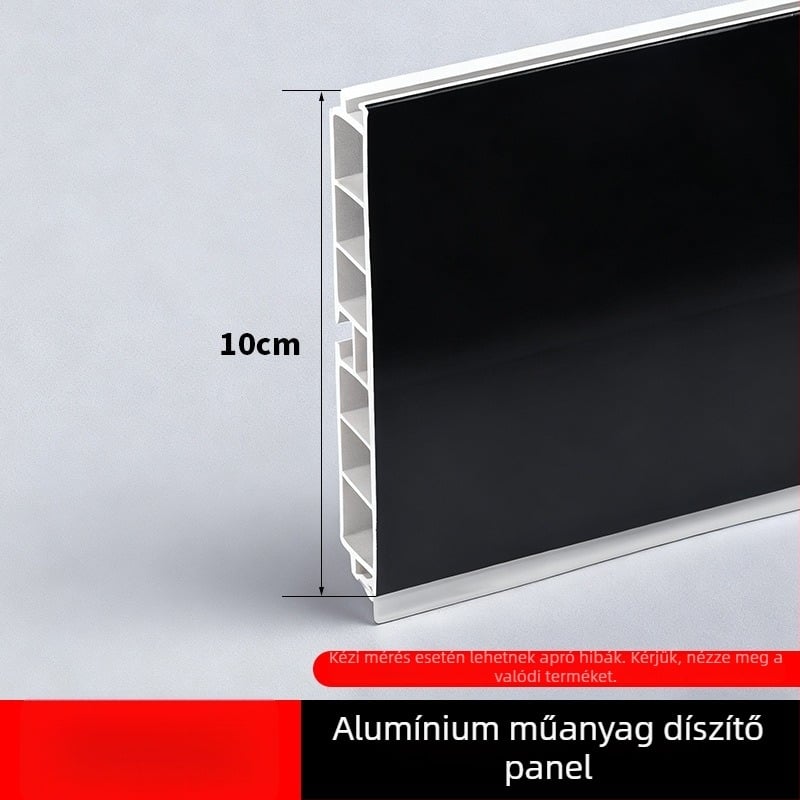 Alumínium‑ötvözetből készült konyhai szekrény Kick Plate, sík, modern minimalist stílus, modell Kick Plate, termékszám 161, Márka bls/Baodisi