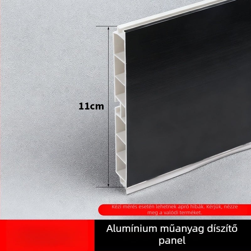 Alumínium‑ötvözetből készült konyhai szekrény Kick Plate, sík, modern minimalist stílus, modell Kick Plate, termékszám 161, Márka bls/Baodisi