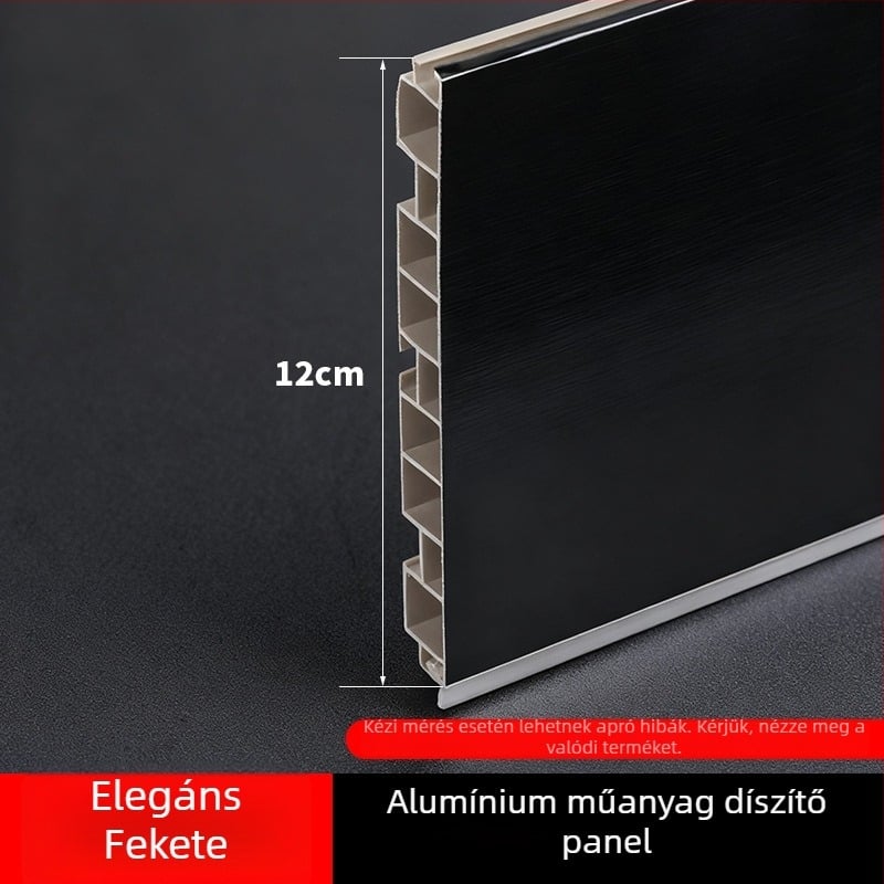 Alumínium‑ötvözetből készült konyhai szekrény Kick Plate, sík, modern minimalist stílus, modell Kick Plate, termékszám 161, Márka bls/Baodisi
