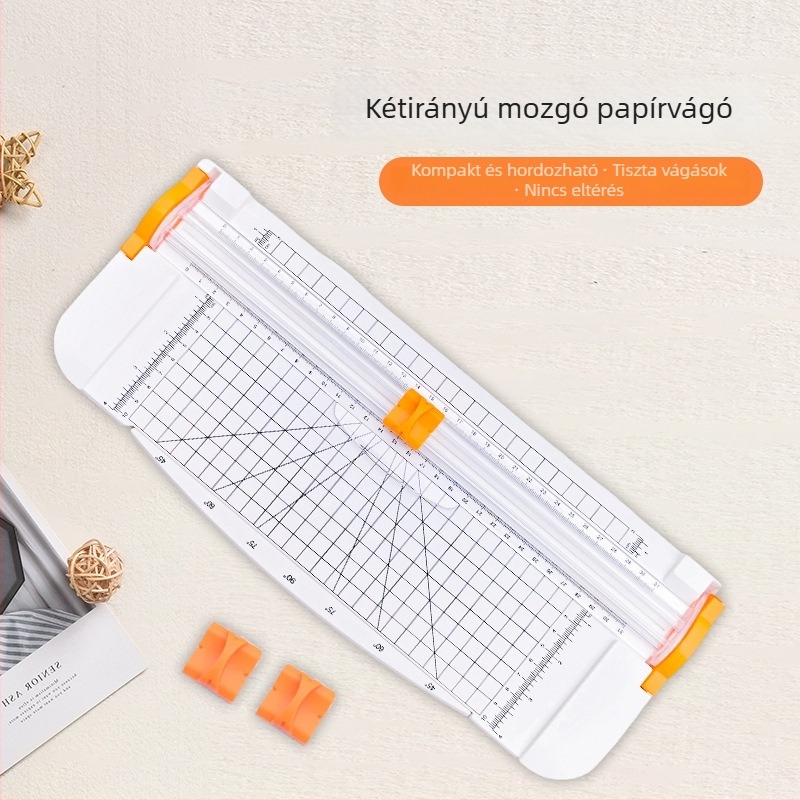 A4 műanyag papírvágó, csúszó típus, modell 853, GYDZ01