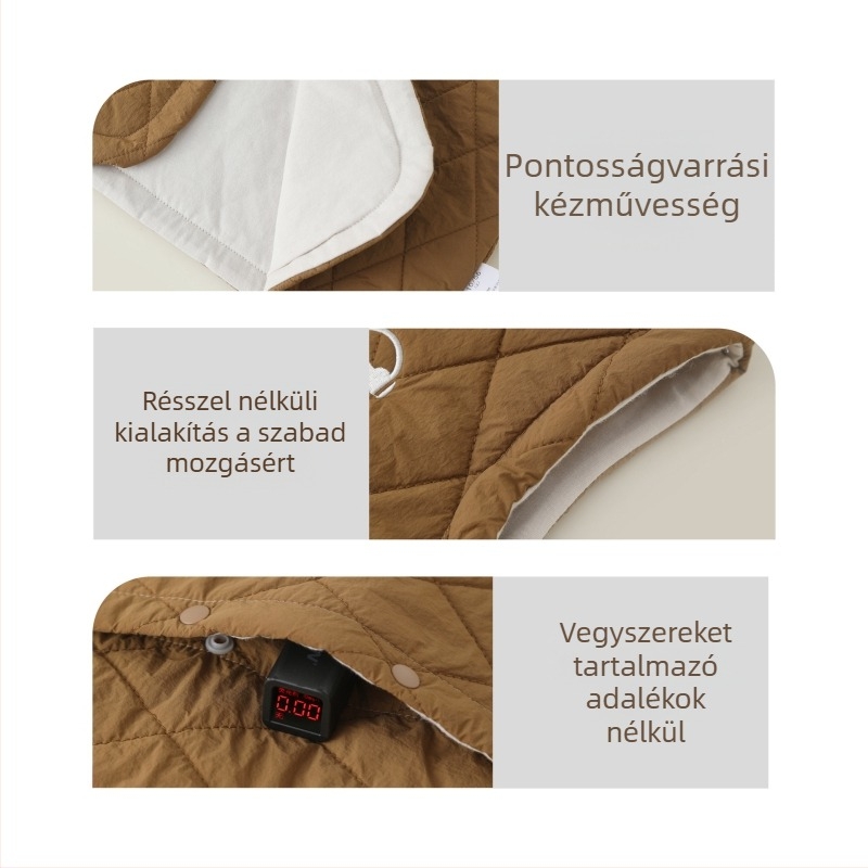 Angel Beans Gyerekeknek Vastagított Bélelt Mellény – Koreai Stílusú Kardigán, Kapucni Nélküli, Állat- és Karikatúra Mintával