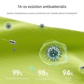 Férfi sportos T-shirt álló gallérral, légáteresztő poliészter, hosszú ujjú, karcsú szabás