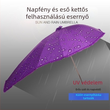 Akkumulátoros elektromos járművekhez leszerelhető UV-védő árnyékoló – nap- és esővédő (UPF > 50)