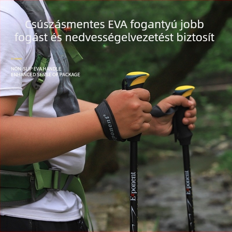 Hike Mount 8009 – ultrakönnyű túrabot alumínium ötvözet, külső zármechanizmus, súly 270 g