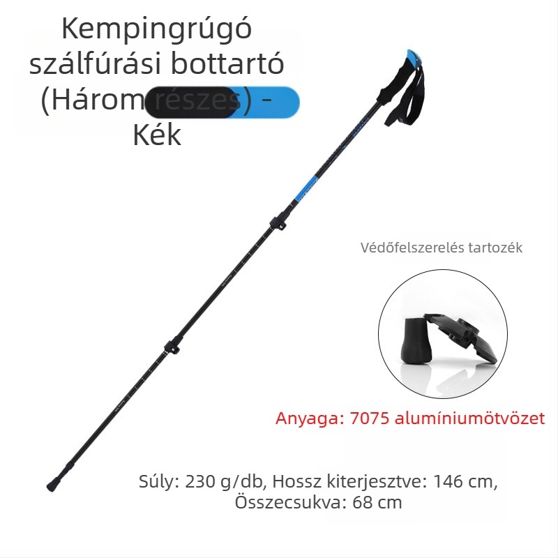 Hike Mount 8009 – ultrakönnyű túrabot alumínium ötvözet, külső zármechanizmus, súly 270 g