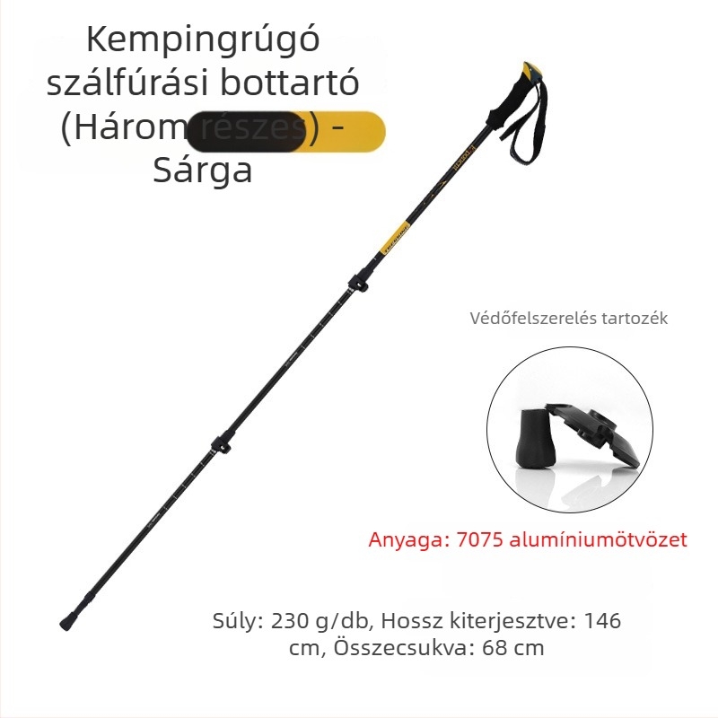 Hike Mount 8009 – ultrakönnyű túrabot alumínium ötvözet, külső zármechanizmus, súly 270 g