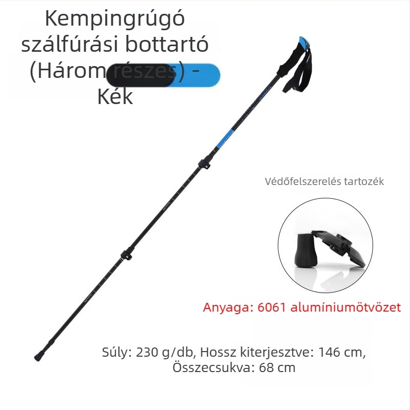 Hike Mount 8009 – ultrakönnyű túrabot alumínium ötvözet, külső zármechanizmus, súly 270 g