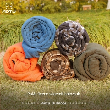 Felnőtt polár hálózsák, polár töltet, polár bélés, polár anyag, borítékkonstrukció, súly 532 g