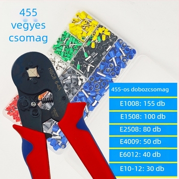 Weilian krimp terminál, európai stílusú cső-típusú terminál, előszigetelt, dobozos készlet