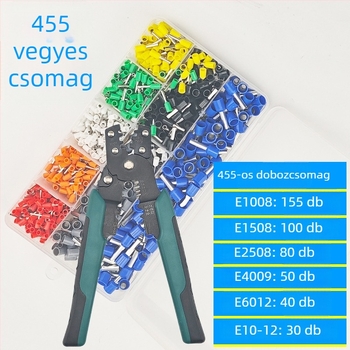 Weilian krimp terminál, európai stílusú cső-típusú terminál, előszigetelt, dobozos készlet