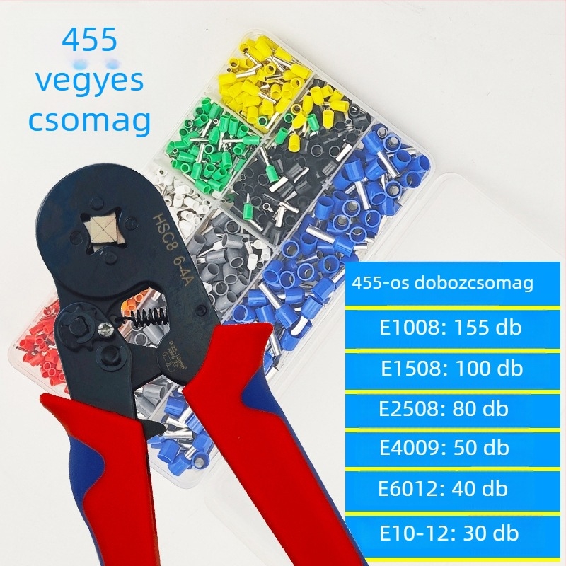 Weilian krimp terminál, európai stílusú cső-típusú terminál, előszigetelt, dobozos készlet