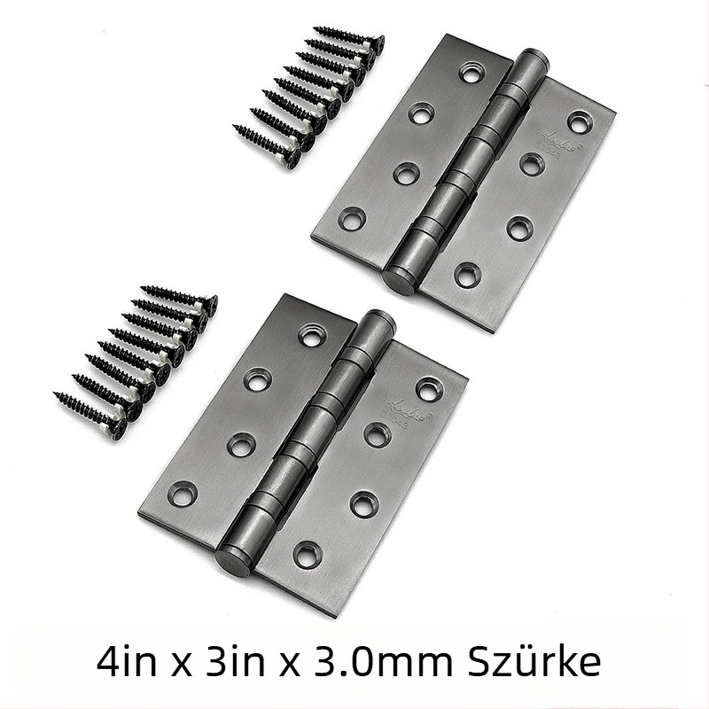 Asabi rozsdamentes acél csapágyas pánt, sík modell, csiszolt felület, modern minimalizmus