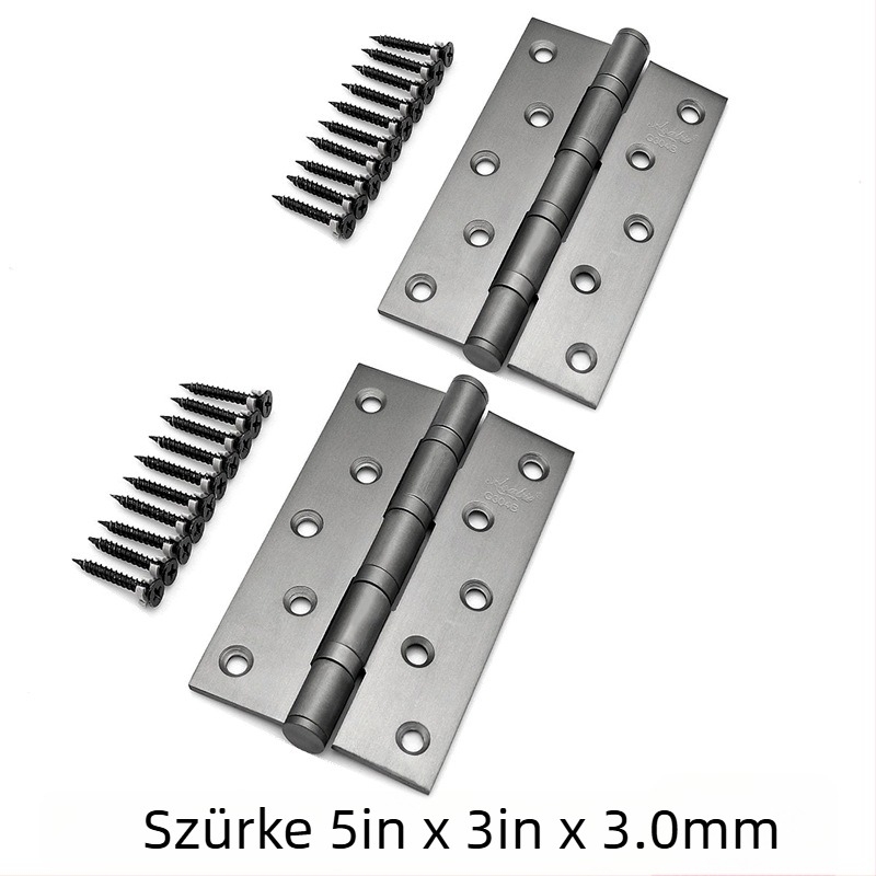 Asabi rozsdamentes acél csapágyas pánt, sík modell, csiszolt felület, modern minimalizmus