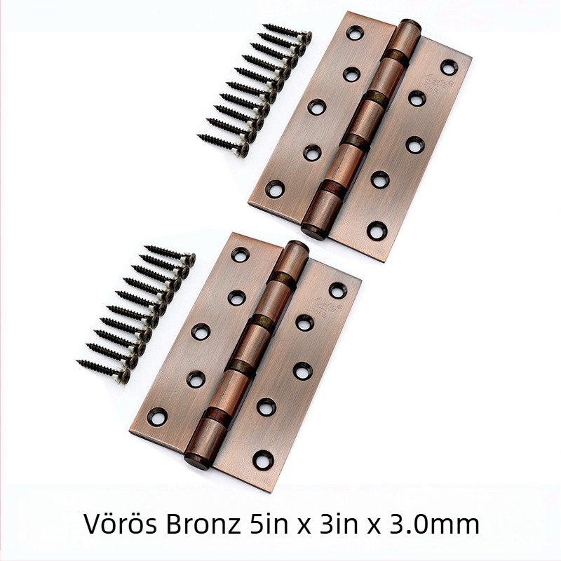 Asabi rozsdamentes acél csapágyas pánt, sík modell, csiszolt felület, modern minimalizmus