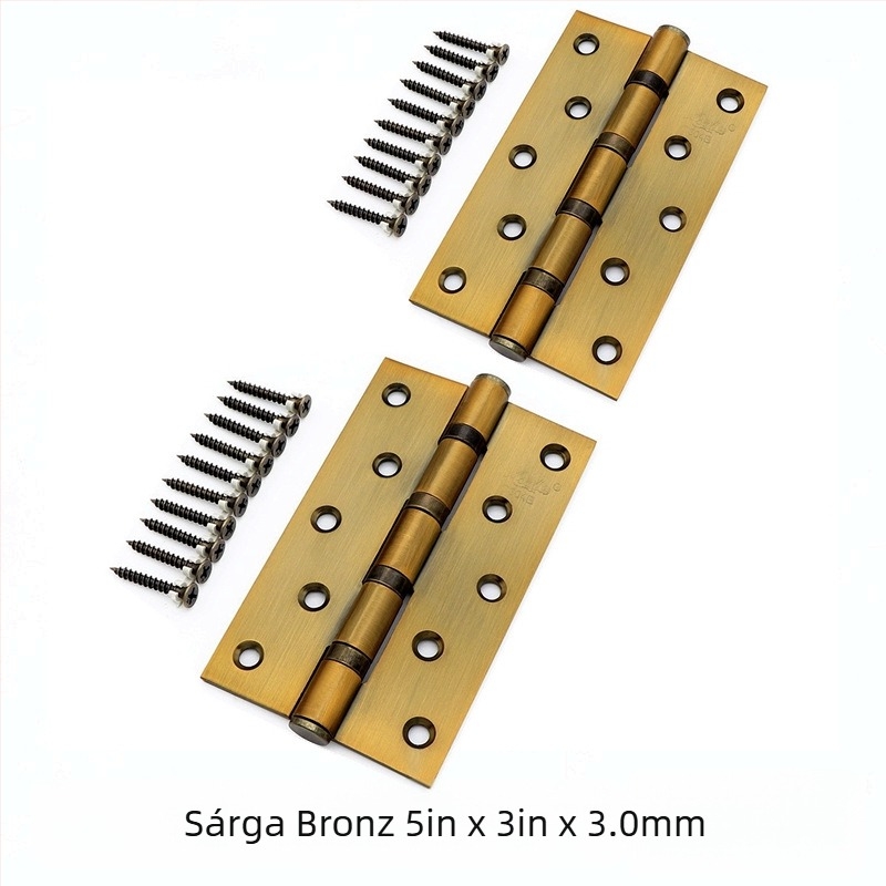 Asabi rozsdamentes acél csapágyas pánt, sík modell, csiszolt felület, modern minimalizmus
