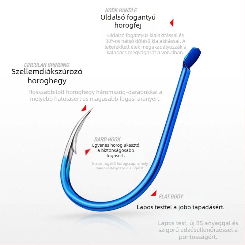 Romano zsinórhorog No. 6, tüskés, tengeri horgászat csónakból