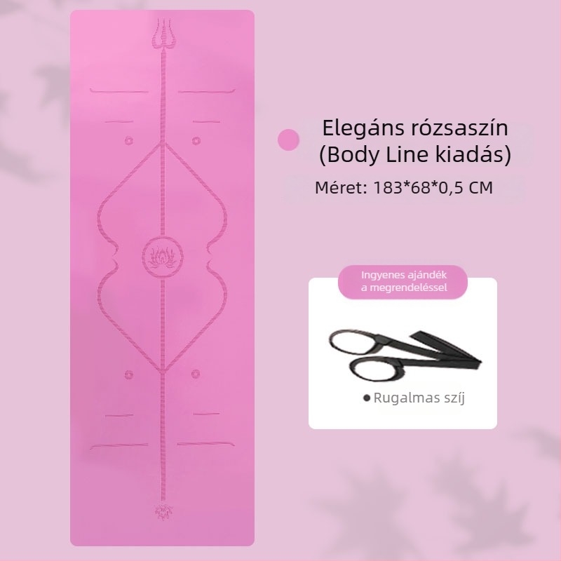 Biao King PU jóga matrac, 5 mm vastagság, 3200 g, geometriás mintázat