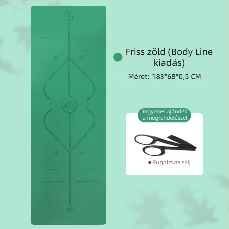 Biao King PU jóga matrac, 5 mm vastagság, 3200 g, geometriás mintázat