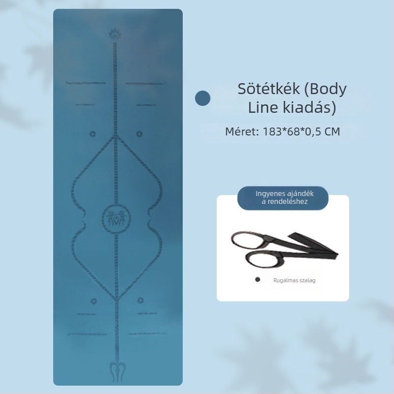 Biao King PU jóga matrac, 5 mm vastagság, 3200 g, geometriás mintázat